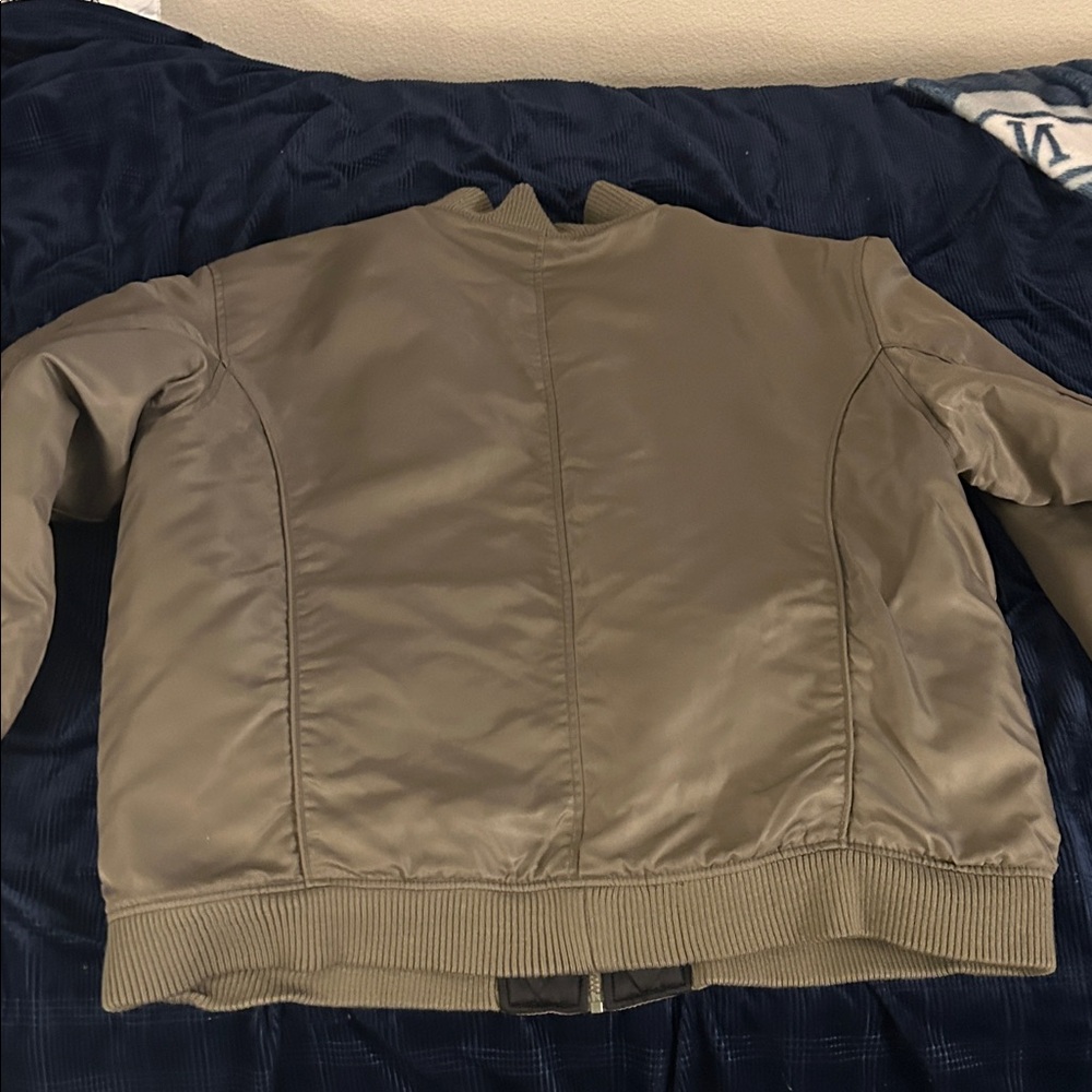 Olive Bomber Jacket - Picture 8 of 8